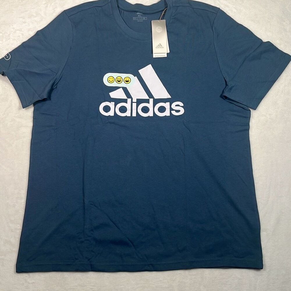 Adidas emoji‎ logo T-shirt--Men XL